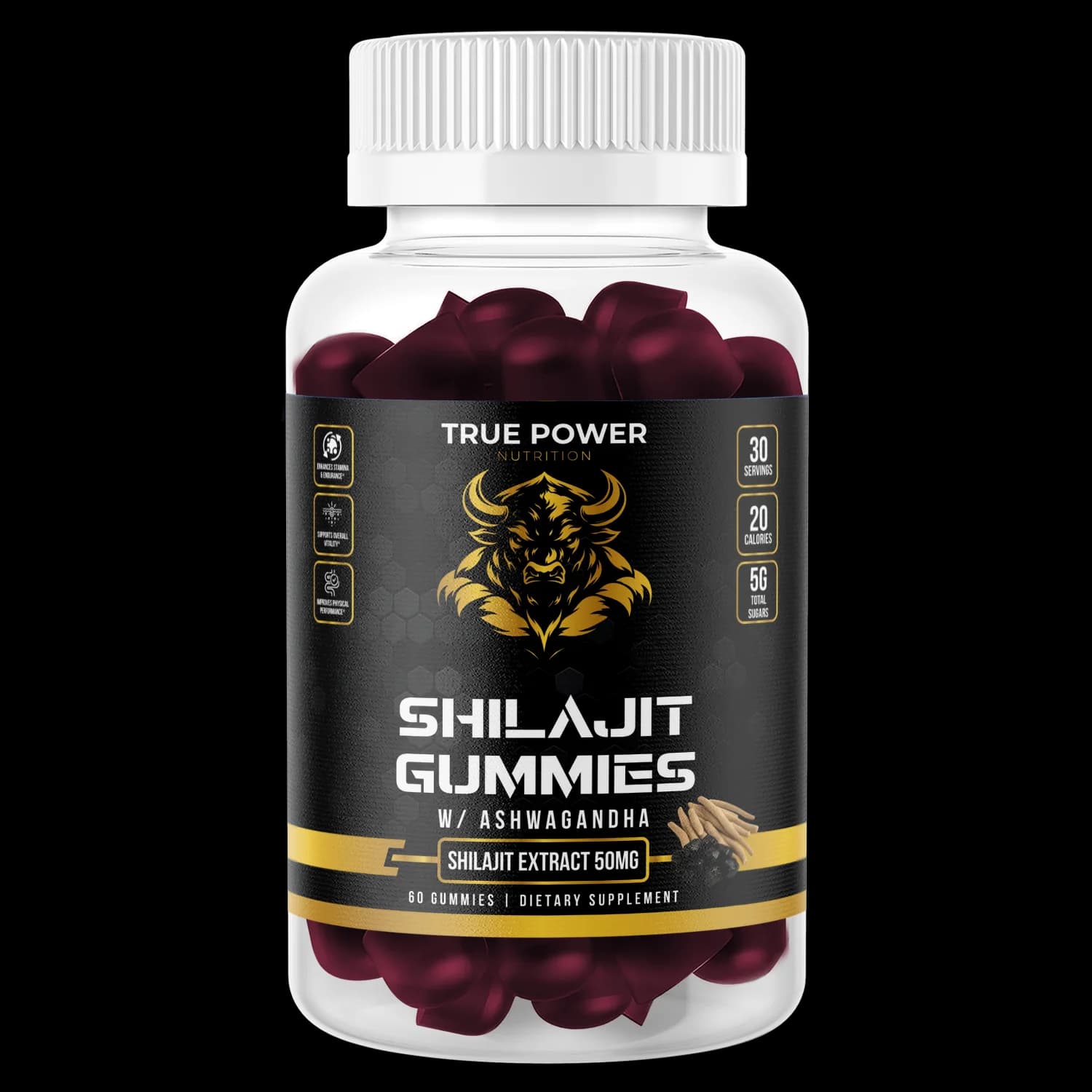 Shilajit Gummies (W/Ashwagandha)