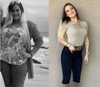Customer before and after photos, side by side