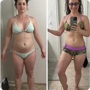 Customer before and after photos, side by side